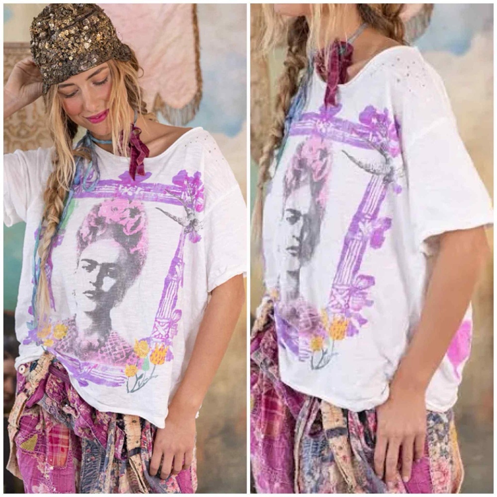 Magnolia Pearl NWT Frida Retablo Reality Tee